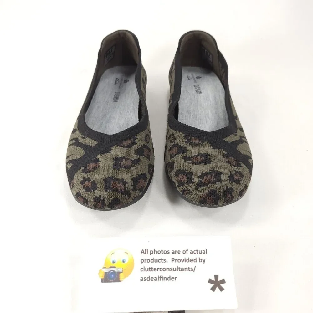 Cloudsteppers by Clarks Casual Ballet Flat Womens Size 5 61338074 Gray Black